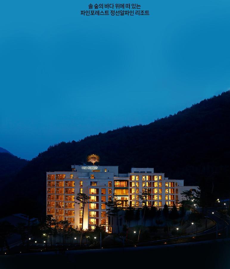 Pine Forest Jeongseon Alpine Resort Kültér fotó